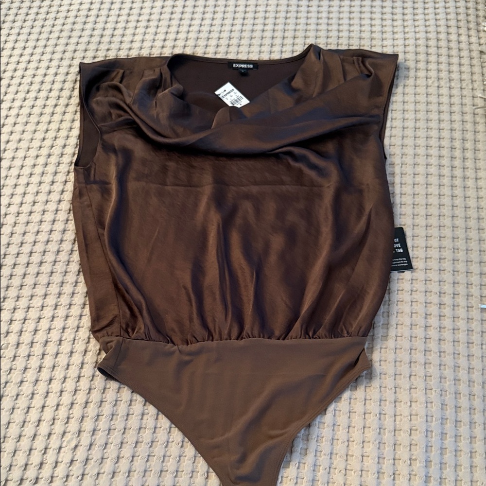 Express Chocolate Brown Bodysuit